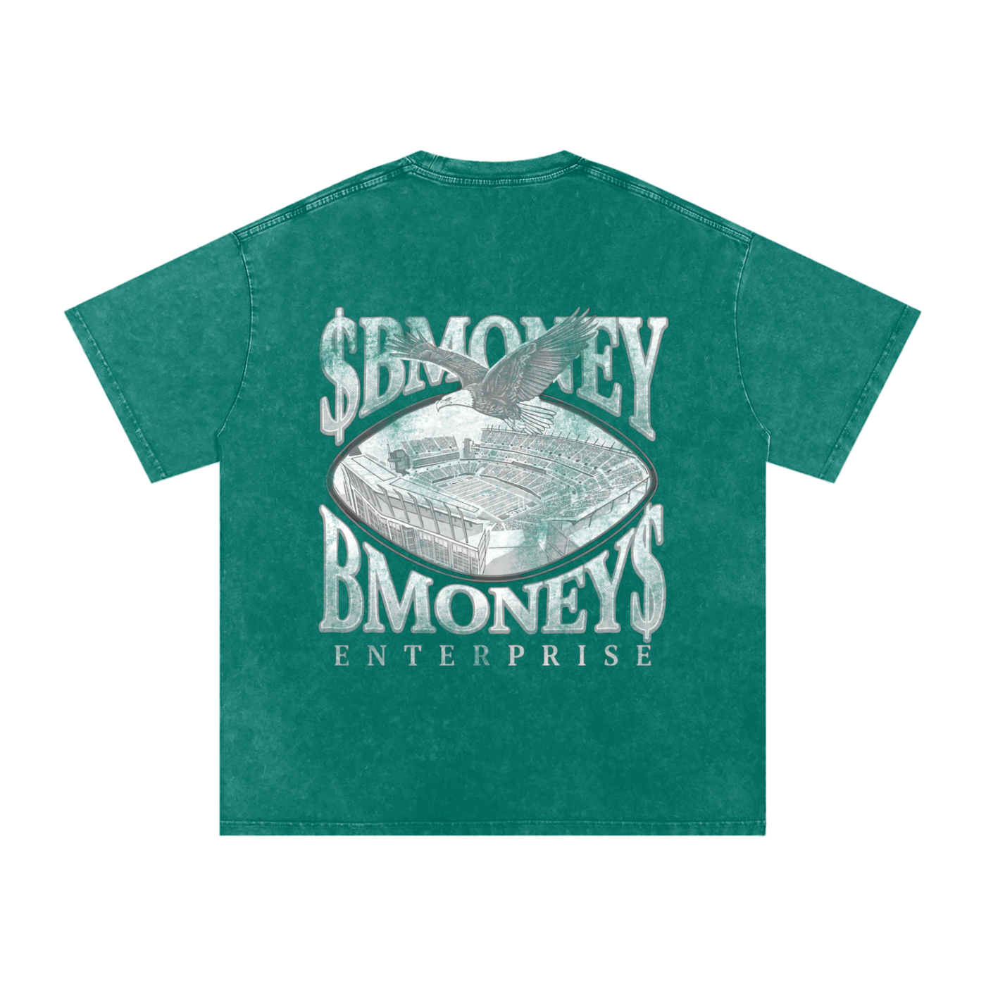 BMoney Oversized Tee (Eagles Green)